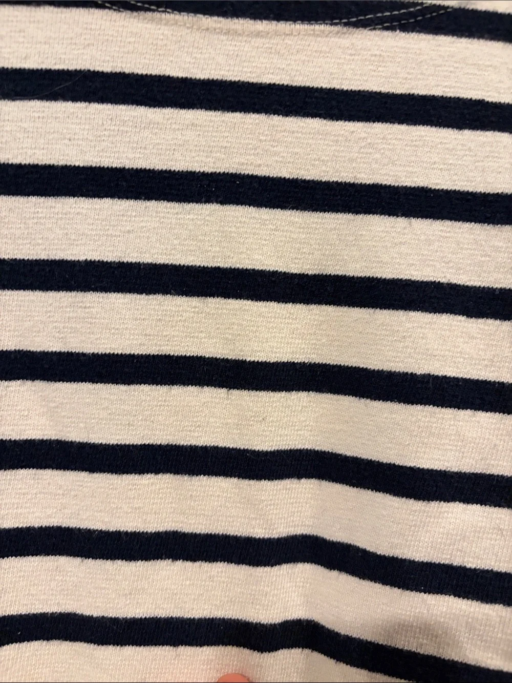 Nili Lotan Classic Striped Long-Sleeve Top - Navy & White